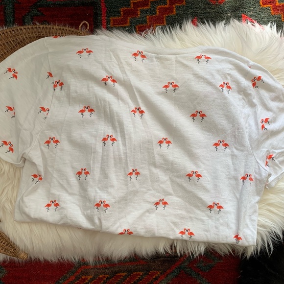 J. Crew Flamingo Tee - Picture 2 of 5